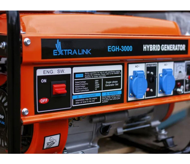 ExtraLink EGH-3000 Agregat prądotwórczy hybrydowy 3kW 1F - 1545134 - zdjęcie 4